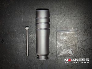 FIAT 500 Gear Shift Knob - MADNESS - MegaWeight - Silver